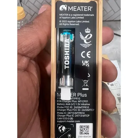 MEATER Plus Wireless Meat Thermometer Lot of 2 Smart Bluetooth BBQ Grill Probe**